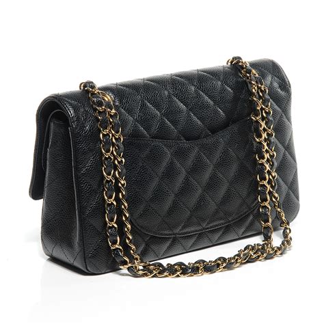 chanel caviar quilted bag|CHANEL Caviar Quilted Medium Double Flap Black.